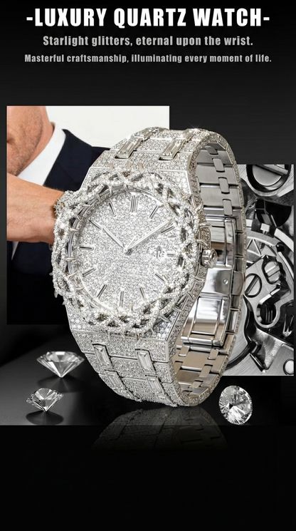 SPIRIT ICE | Iced Out Crown of Thrones Uhr 